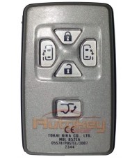 Smart key Toyota Alphard, Vellfire, Previa, Tarago | 05.2008-05.2016 | MDL B52EA | P1=D4 |433MHz Europe | 5 buttons | Original