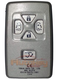 Smart key Toyota Alphard, Vellfire, Previa, Tarago | 05.2008-05.2016 | MDL B52EA | P1=D4 |433MHz Europe | 5 buttons | Original