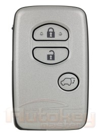 Smart key Toyota Land Cruiser 200, Highlander | 07.2010-09.2015 | MDL B77EA | Page1=98 | 433MHz Europe | 3 buttons | Original