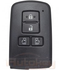 Smart key Toyota Alphard, Vellfire | 01.2015-2023 | MDL 14FAE | 231451-0120 | P1=A9 | 314MHz FSK Japan | 4 buttons | Original