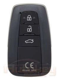 Smart key Toyota Camry | 05.2018-2021 | DENSO 14FCC | P1=A9 | 433MHz Europe | 3 buttons | Original