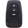 Smart key Toyota Camry | 06.2020-2021 | DENSO 14FCN | P1=A9 | 433MHz Europe | 3 matte buttons | Original