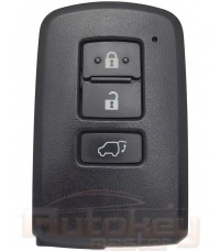 Smart key Toyota Harrier, Land Cruiser | 12.2013-2021 | MDL 14FAB-01 | 281451-2110 | P1=A8 | 314MHz FSK Japan | 3 buttons | trunk | Original