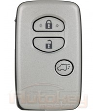 Smart key Toyota Highlander, Kluger | 07.2010-12.2013 | MDL B77EA | P1=98 | 433MHz Europe | 3 buttons | Original