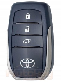 Смарт ключ Тойота Фортунер (Toyota Fortuner) | 01.2016-2021 | MDL BM1EW | P1=39 | 433MHz Европа | 3 кнопки | Оригинал