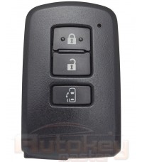 Smart key Toyota Noah, Voxy, Esquire, Sienta | 01.2014-2023 | MDL 14FAB-01 | 281451-2110 | P1=A8 | 314MHz FSK Japan | 3 buttons | 1 slide door | Original