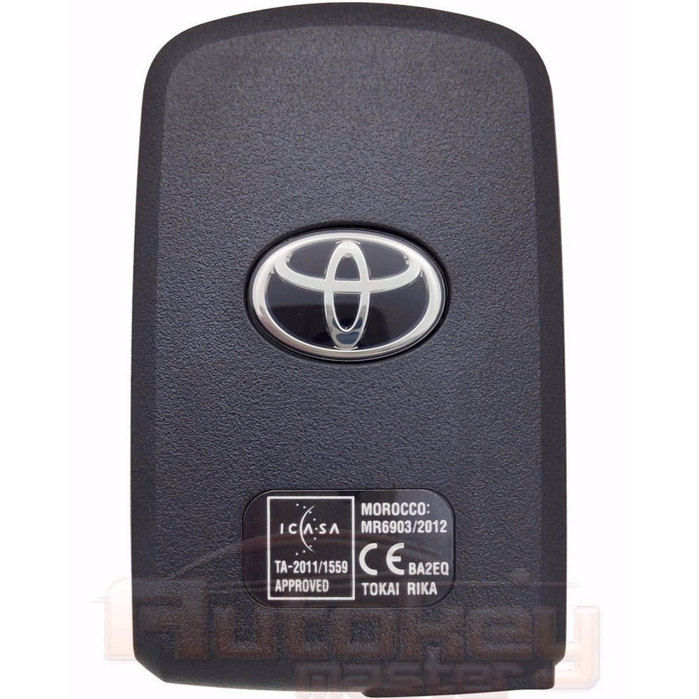 Смарт ключ Тойота Рав 4 (Toyota Rav 4) | 12.2012-10.2018 | MDL BA2EQ | 433MHz Европа | 3 кнопки | Оригинал