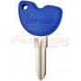Ключ скутера Веспа (Vespa) | 2007-2024 | под чип | GT15 | синий | Vespa