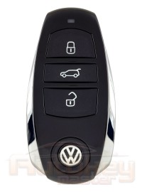 Смарт ключ Фольксваген Туарег (Volkswagen Touareg) | 2009-2018 | 7P6959754AQ | Keyless Go | PCF 7945AC | 433MHz Европа | 3 кнопки | Оригинал