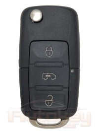 Выкидной ключ Фольксваген Крафтер (Volkswagen Crafter) | 2006-2017 | 2E0959753A | ID 48 | HU64 | 433MHz Европа | 3 кнопки | Оригинал