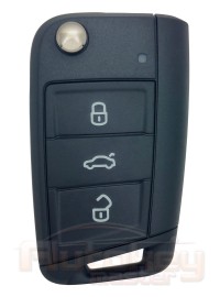 Flip key Volkswagen Polo | 2020-2022 | 2G6959752AH | 2G6959752AD | MQB49 | HU162T | 434MHz Europe | 3 buttons | Original