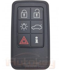 Smart key Volvo S60, V60, XC60, V70, XC70, S80 | 2007-2017 | PCF 7945 | Keyless Go | 434MHz Europe | 6 buttons | Original