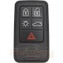 Smart key Volvo V40, S60, V60, XC60, V70, XC70, S80 | 2007-2017 | PCF 7945 | 434MHz Europe | 5 buttons | Original