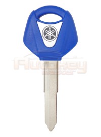 Motorcycle key Yamaha YZF, XJR, FJR, MT, TDM | 2006-2023 | YH35 | with chip space | blue